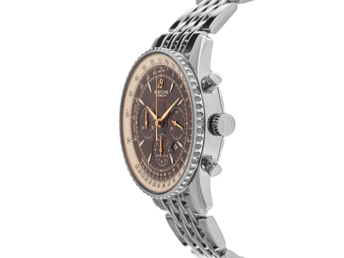 Breitling Montbrillant - Edelstahl - Armand Edelstahl - 38mm - wie  