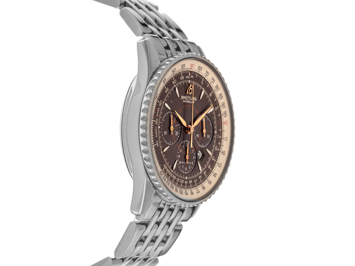 Breitling Montbrillant - Edelstahl - Armand Edelstahl - 38mm - wie  