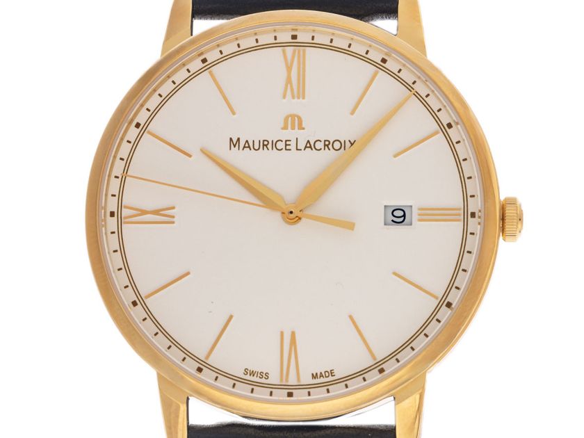 Maurice Lacroix Eliros Date Ref.EL1118-PVY01-110-2 Full Set Neu