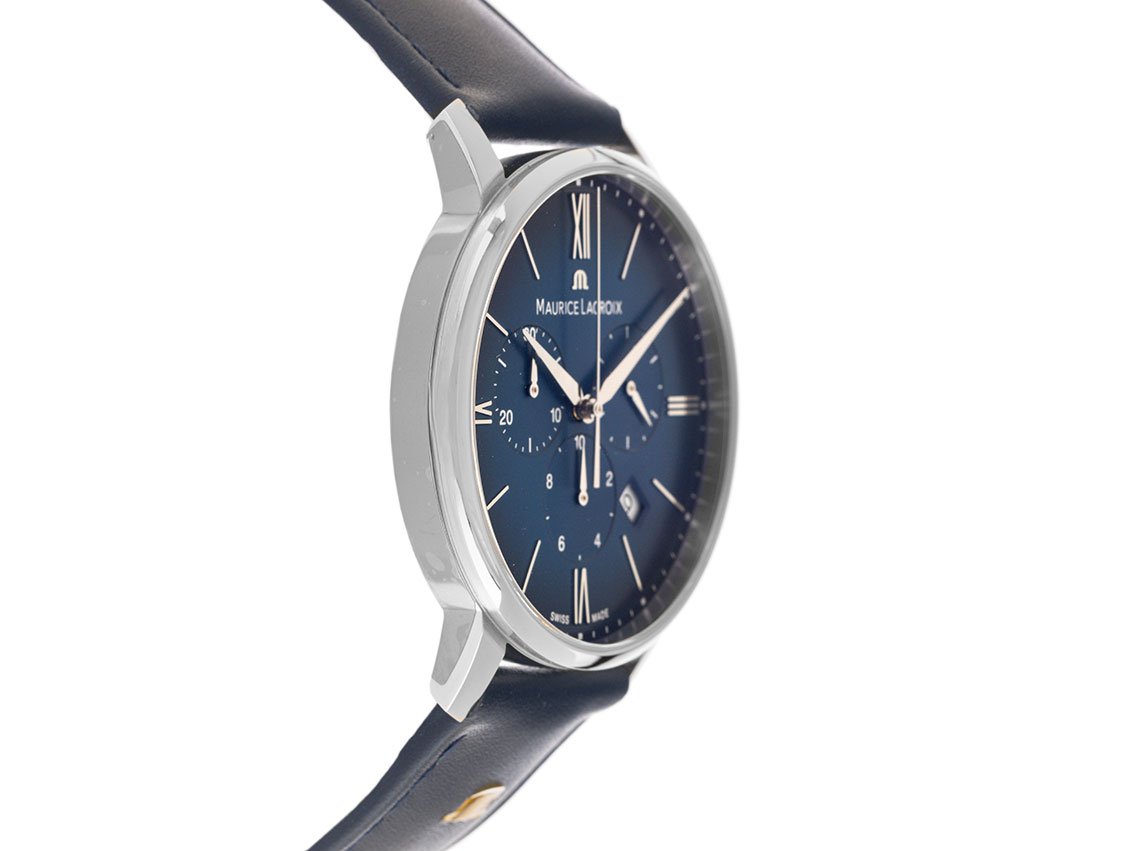 Maurice Lacroix Eliros Edelstahl Armand Leder 40mm Neu