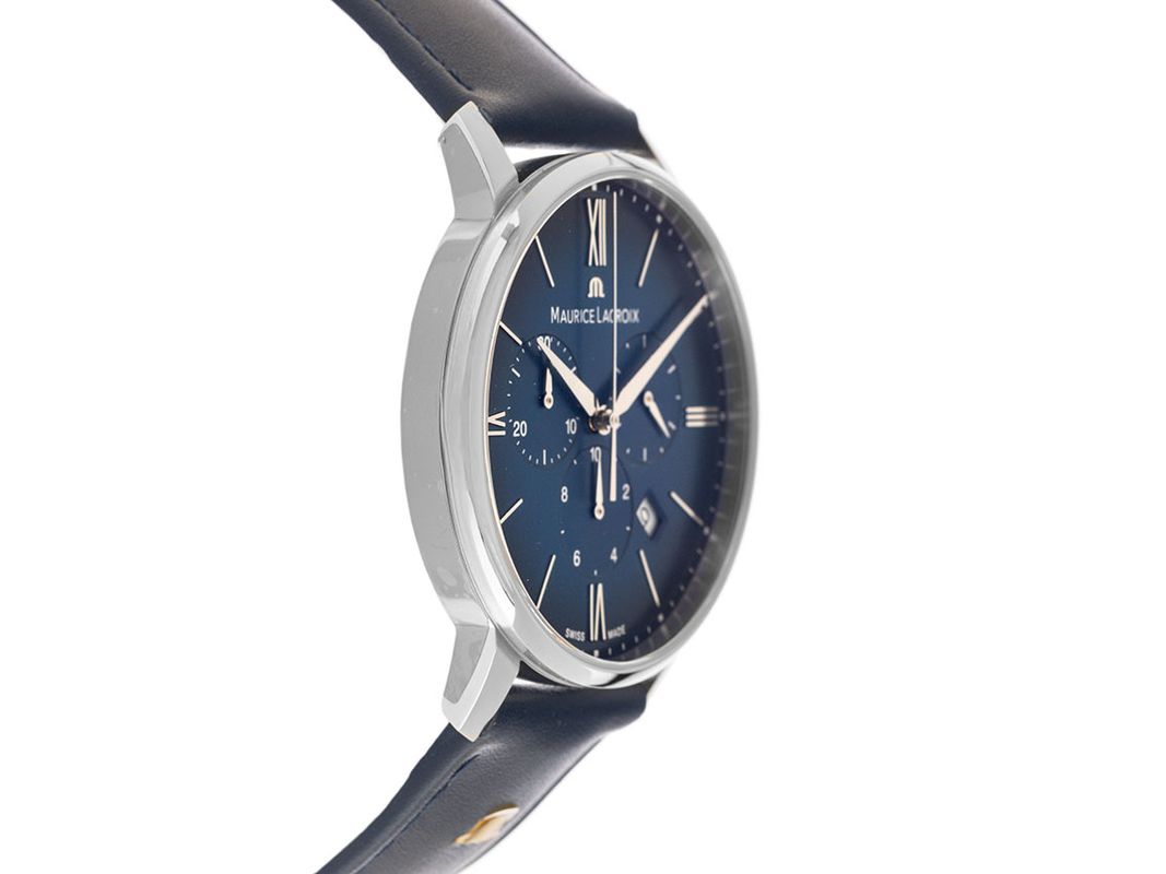 Maurice Lacroix Eliros Edelstahl Armand Leder 40mm Neu