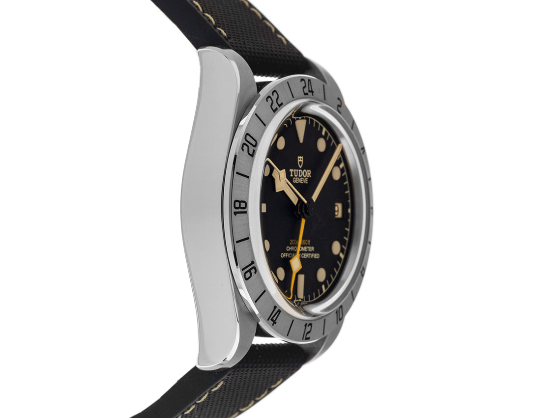 Tudor Black Bay Pro GMT - Edelstahl - Armand Leder / Kautschuk 