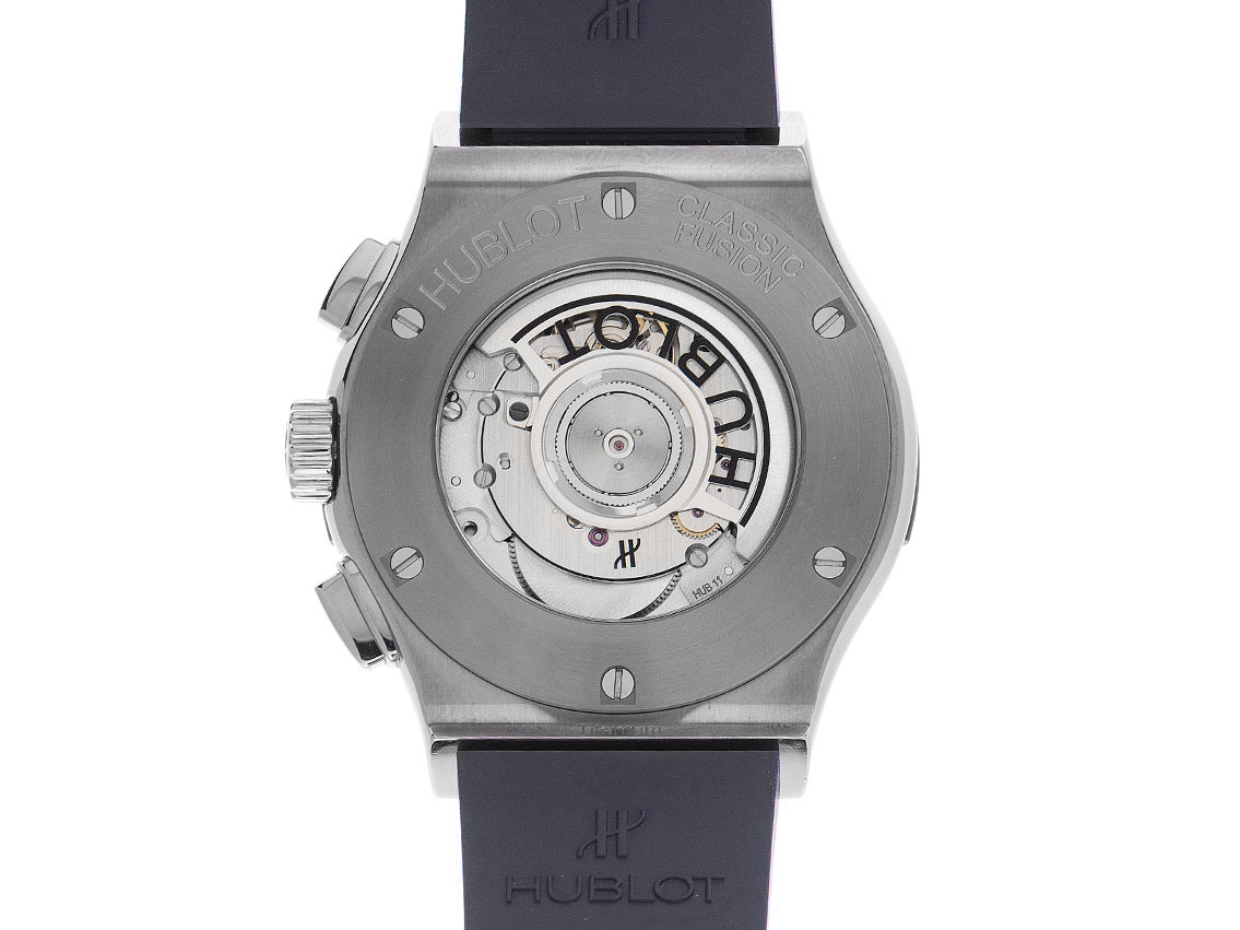 Hublot Classic Fusion Chronograph Titanium - Titan - Armand Kautschuk  Faltschließe - 42mm - Ungetragen - 10000075210 - Germany | Watch.de