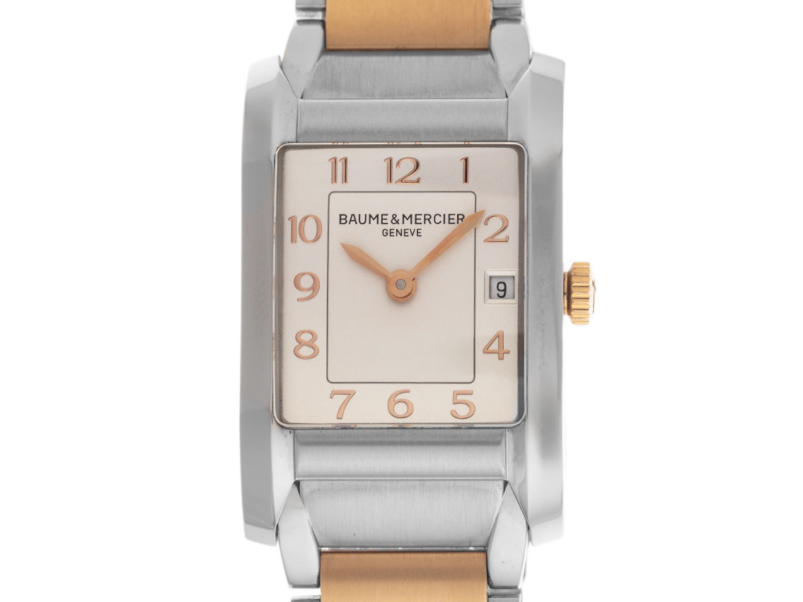 Baume & Mercier Hampton Date - Edelstahl - Armand Stahl / Roségold  