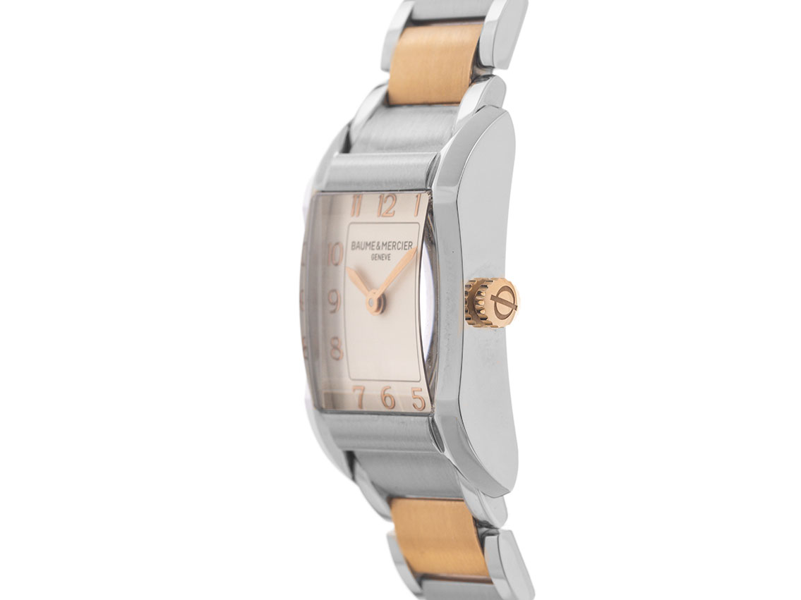 Baume & Mercier Hampton Date - Edelstahl - Armand Stahl / Roségold  