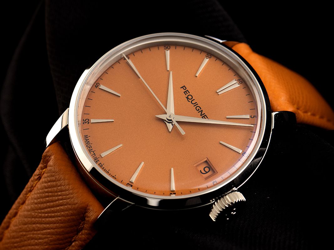 Pequignet Attitude Provence Orange Edelstahl Armand Leder