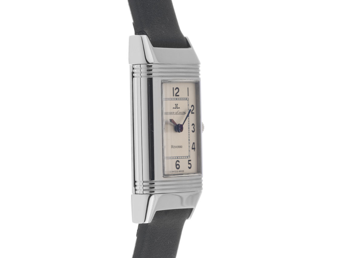 Jaeger-leCoultre Reverso - Edelstahl - Armand Leder Faltschließe 