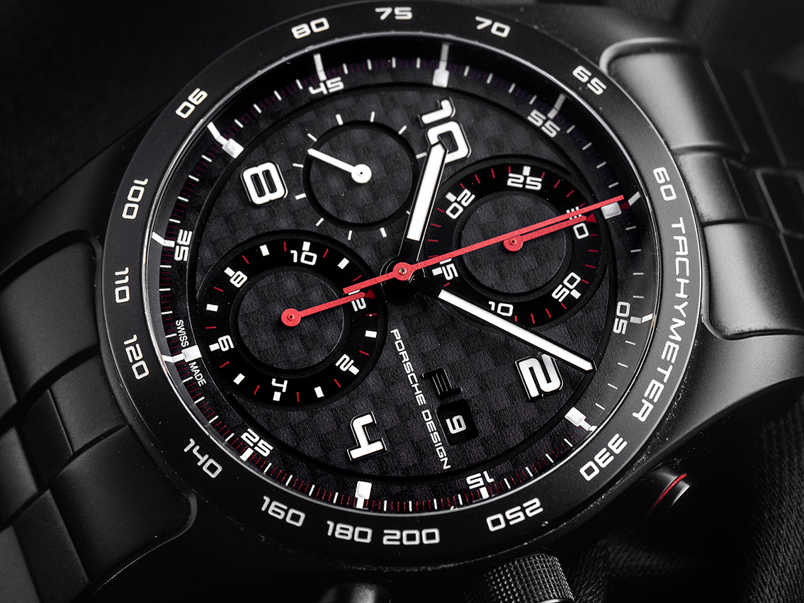 Porsche Design Chronotimer Series 1 Carbon Titan titanium Bracelet Titanium 42mm as new 10000076023 English Watch