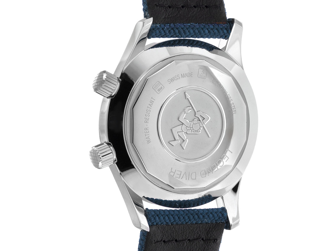 Longines Legend Diver Watch Edelstahl Armand Textil 42mm Ungetragen 10000076040 Germany Watch