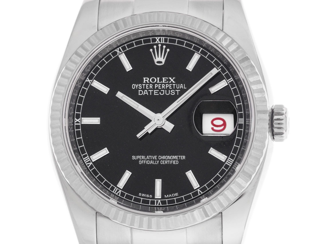Rolex Datejust Roulette Ref.116234 2015 Full Set sehr gut Vintage