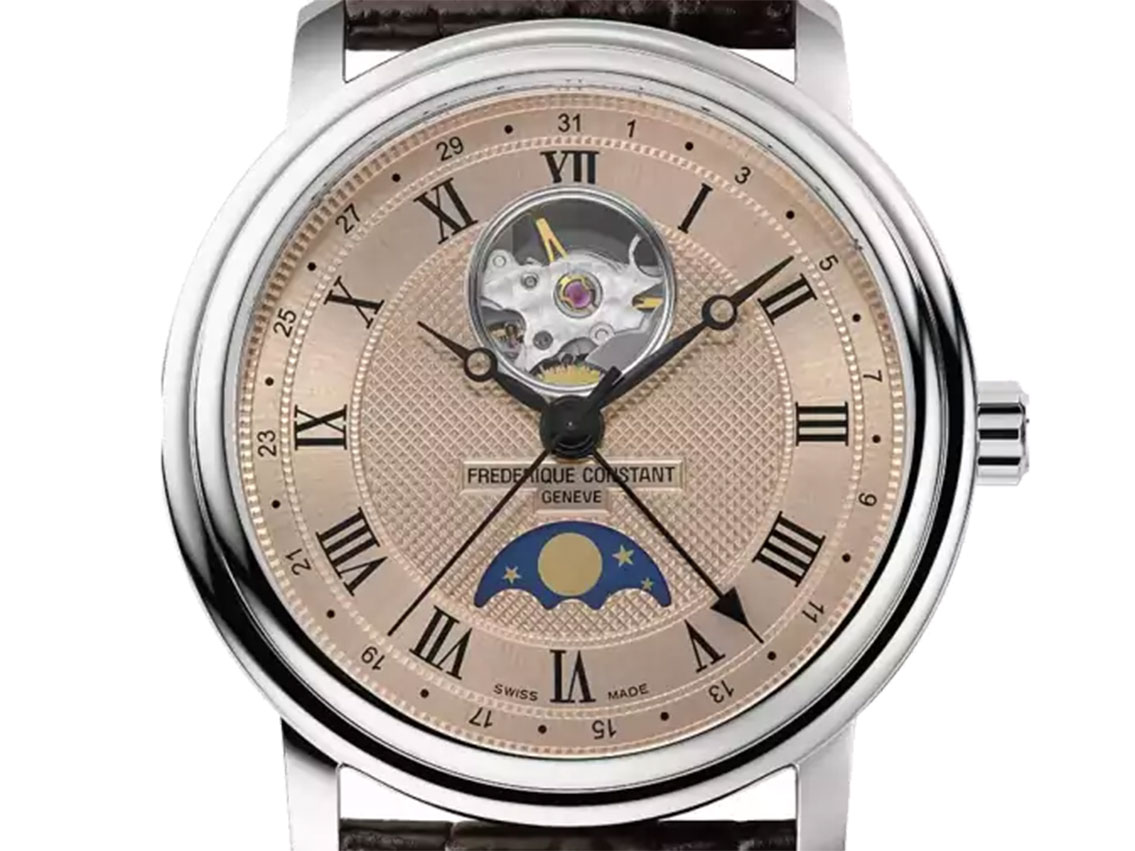 Frederique Constant Classic Heart Beat Mondphase Ref.FC-335MCSALB4P26 2024 Full Set Neu