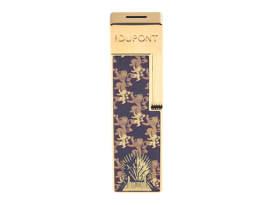 S.T. Dupont Feuerzeug Twiggy Game of Thrones Braun Gold Ref.030081 Full Set 