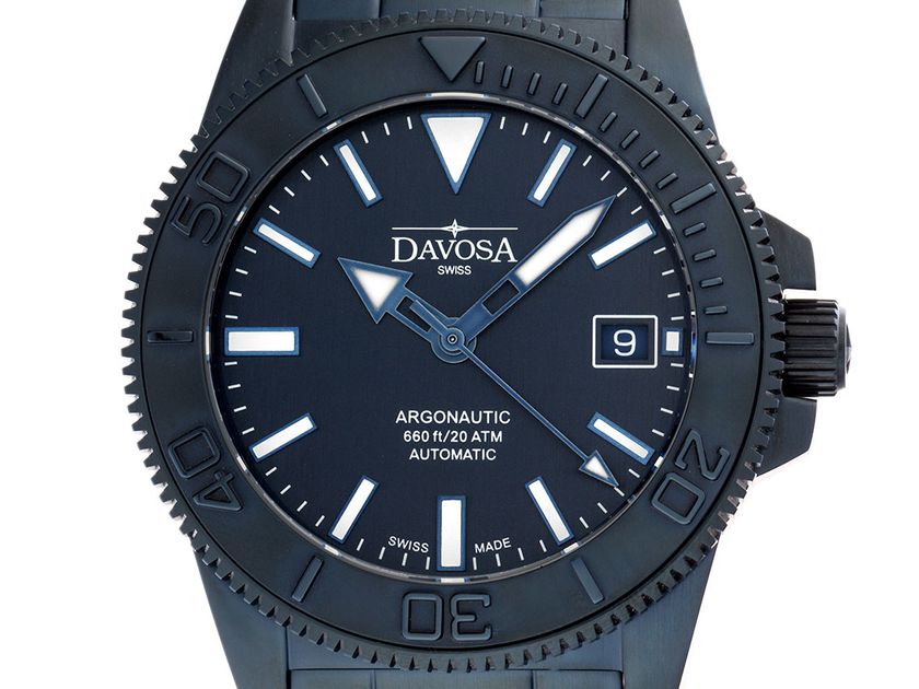 Davosa Argonautic Monochrome Limited Edition Ref.161.540.40 Full Set Neu