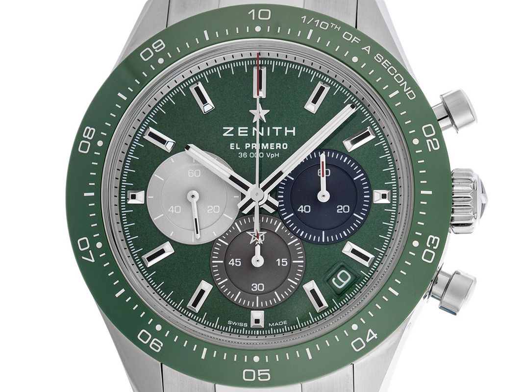 Zenith Chronomaster Sport Green Dial Stahl Keramik Armand