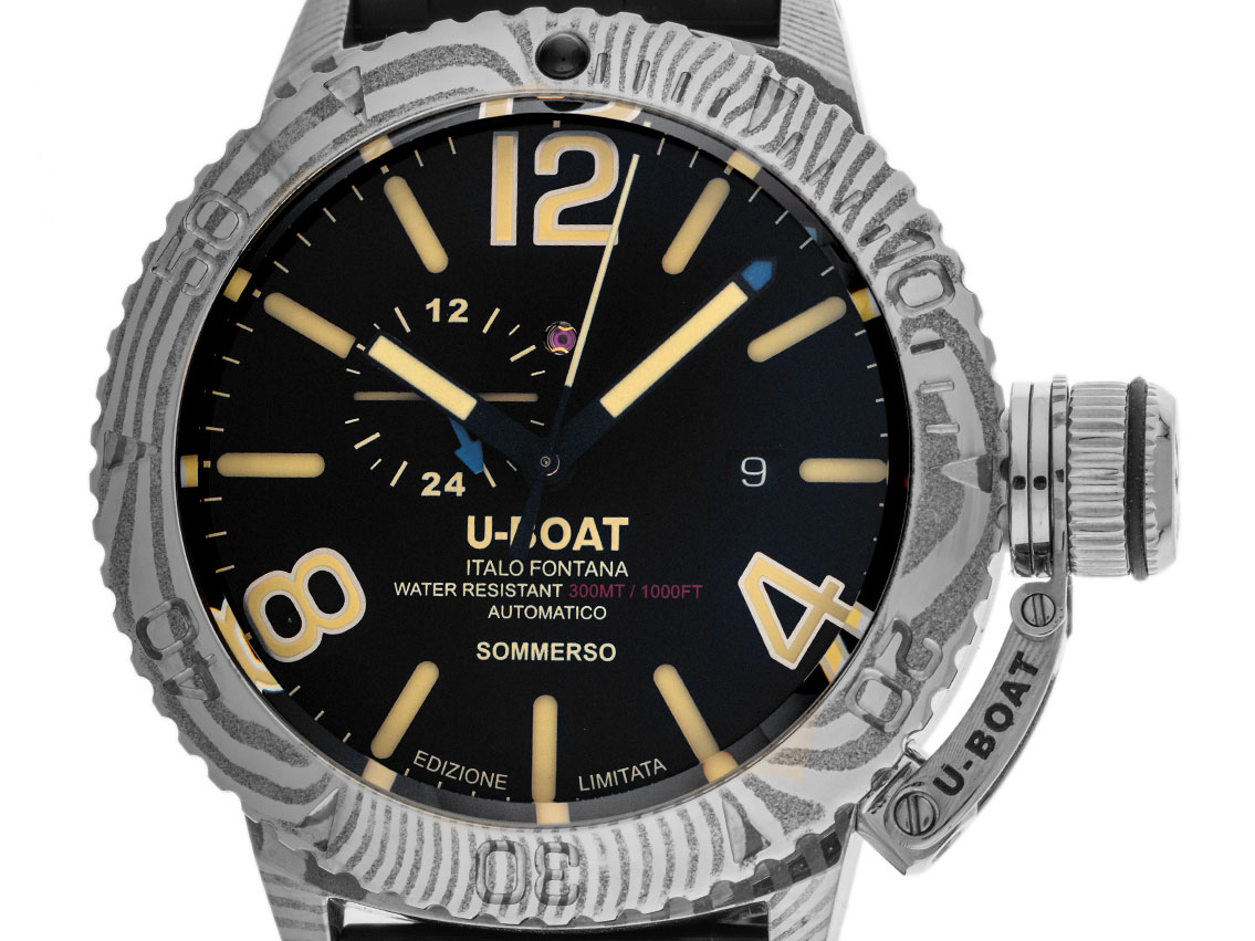 U-Boat Sommerso Damaskus Right Limitiert Ref.9988 Full Set Neu