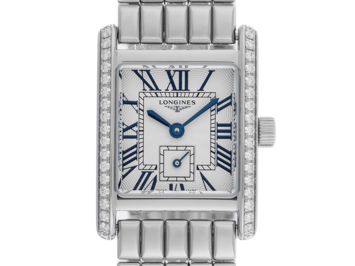 Longines Mini Dolcevita Lady Diamanten Ref.L5.200.0.71.6 2024 Full Set Ungetragen
