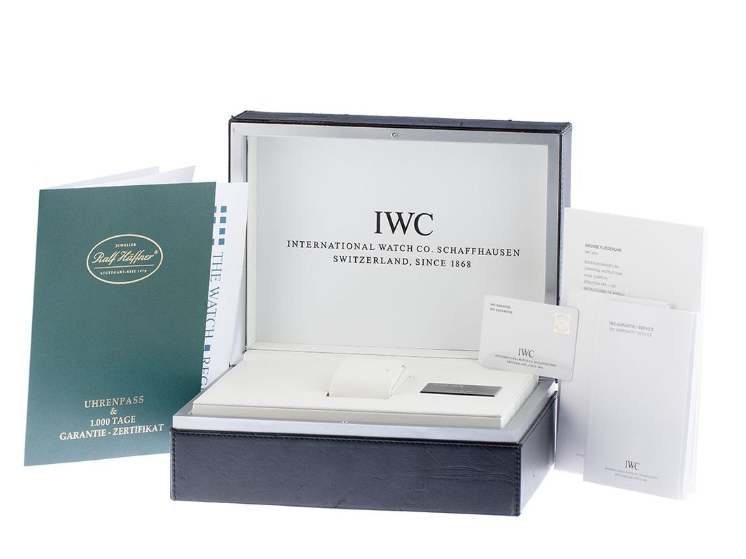 IWC Big Pilot´s Watch DFB Edition Faltschließe Edelstahl