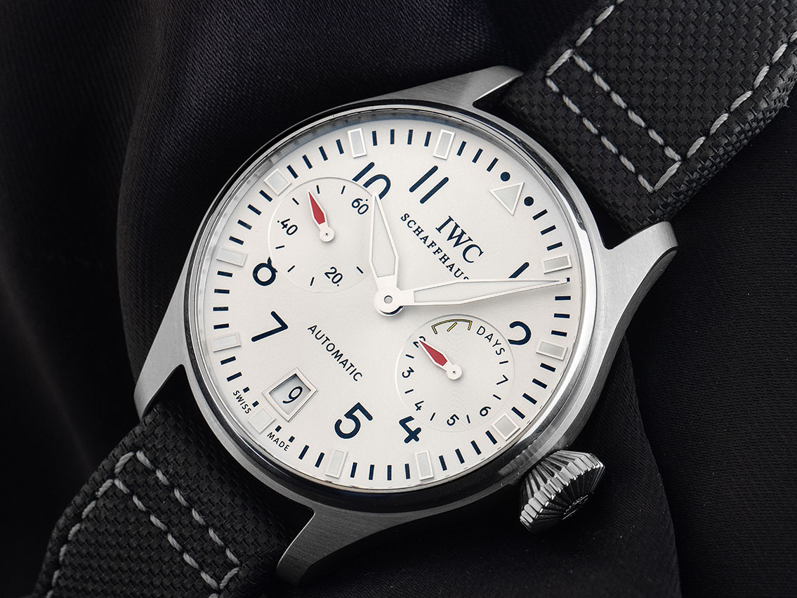 IWC Big Pilot´s Watch DFB Edition Faltschließe Edelstahl