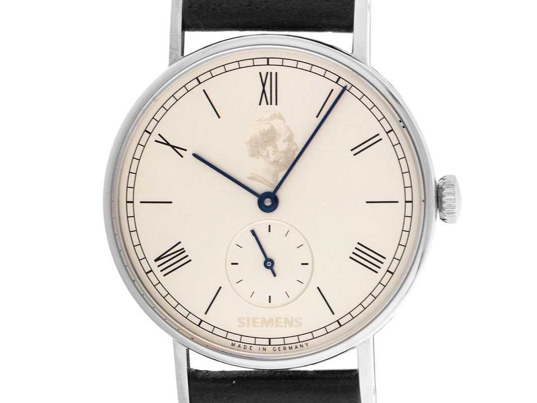 Nomos Glashütte Jubiläumsuhr Ludwig für Siemens Edelstahl