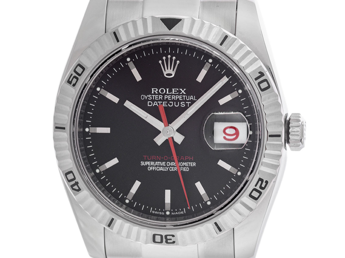 Rolex Datejust Turn-O-Graph Red Date Ref.116264 2005 Box&Beschreibung sehr gut Vintage 