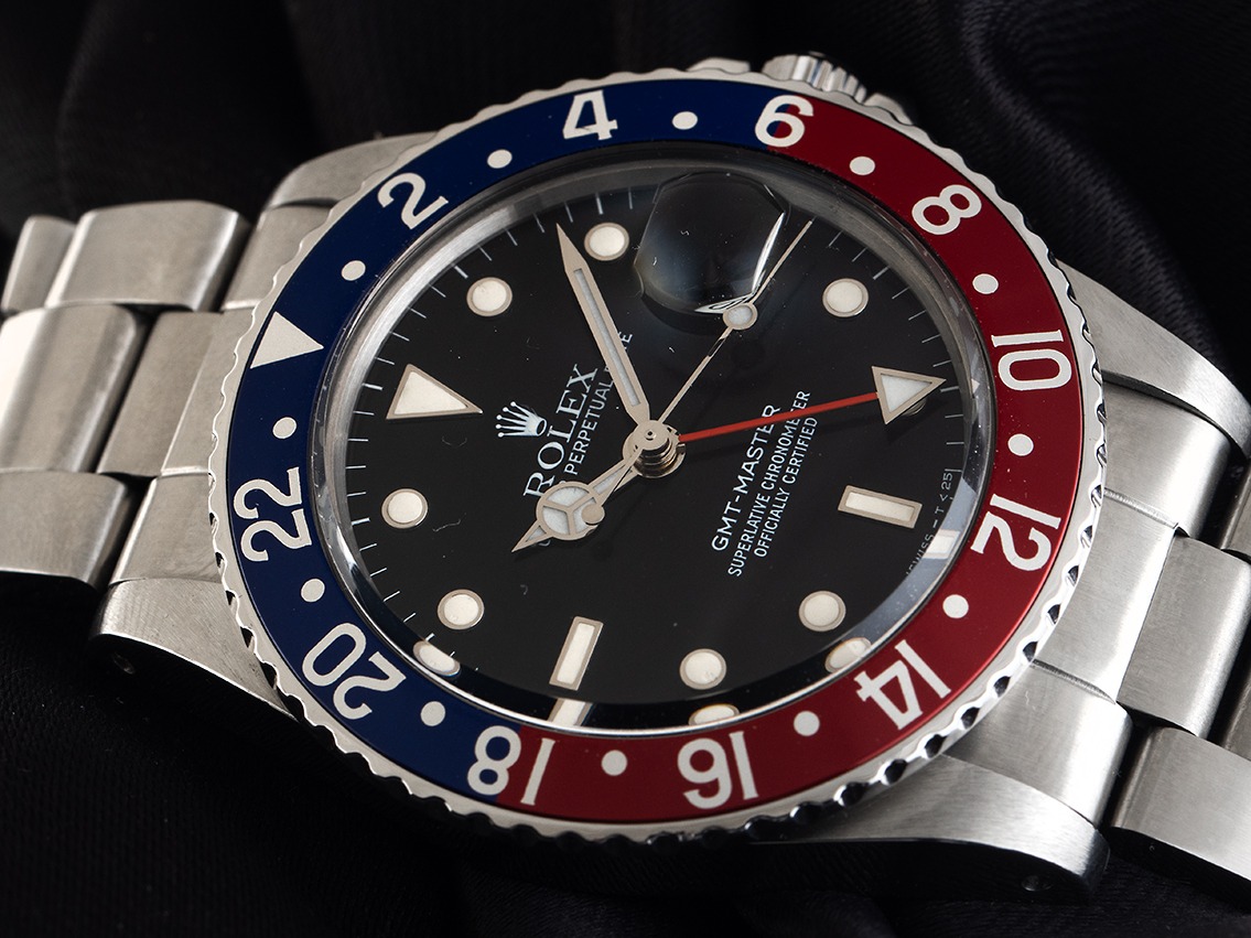 Pre Owned Rolex Pepsi Edelstahl Rolex GMT Master Pepsi Open