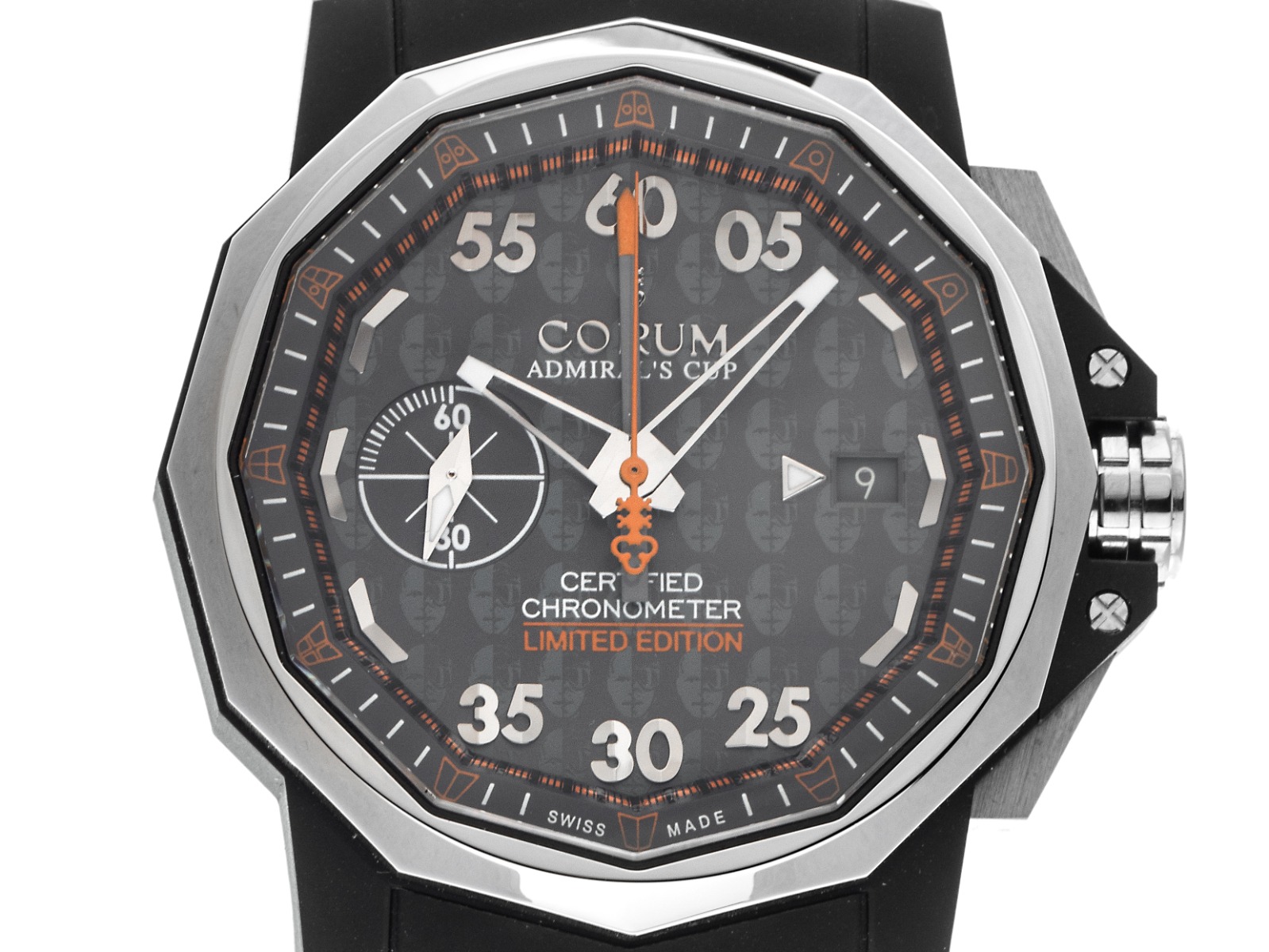 Corum Admirals Cup Seafender Didier Cuche Ref.01.0109 2012 Box&Beschreibung Wie neu Vintage