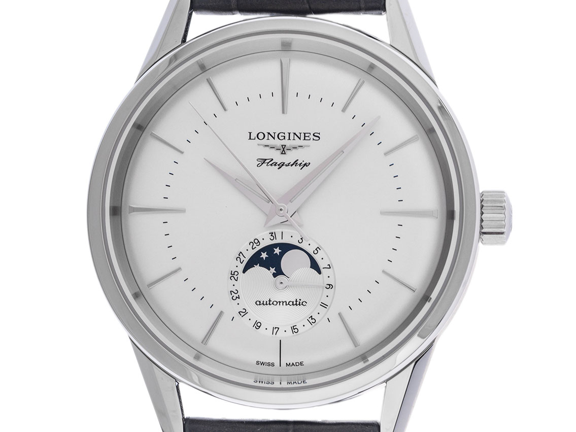 Longines Flagship Heritage Mondphase Ref.L4.815.4.72.2 2025 Full Set Ungetragen