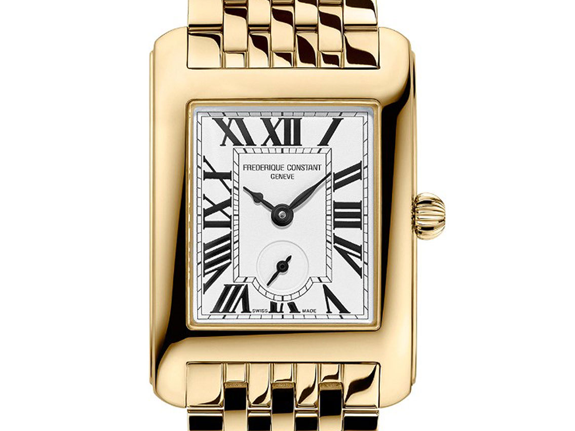 Frederique Constant Classics Carree Ref.FC-235S2C5B Full Set Neu