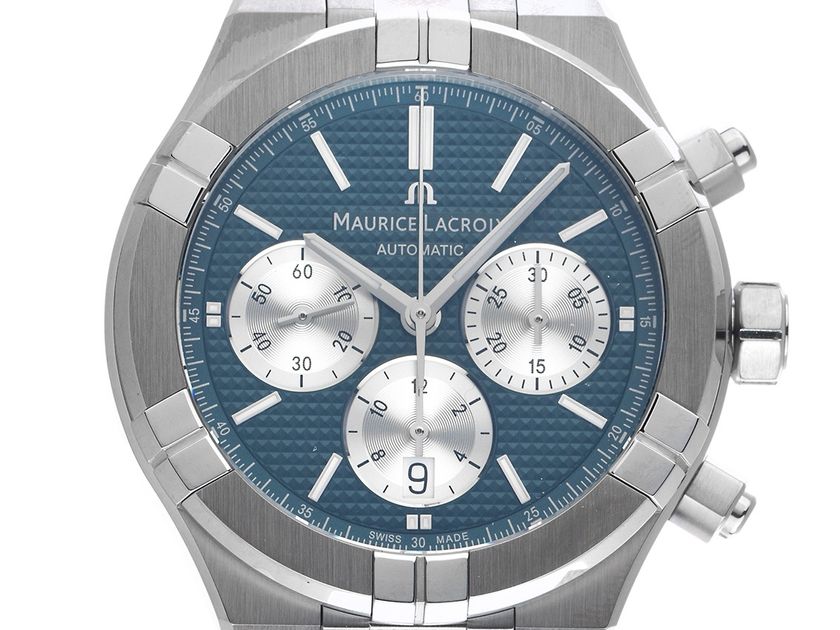 Maurice Lacroix Aikon Chronograph Ref.AI6018-SS002-630-1 Full Set Neu