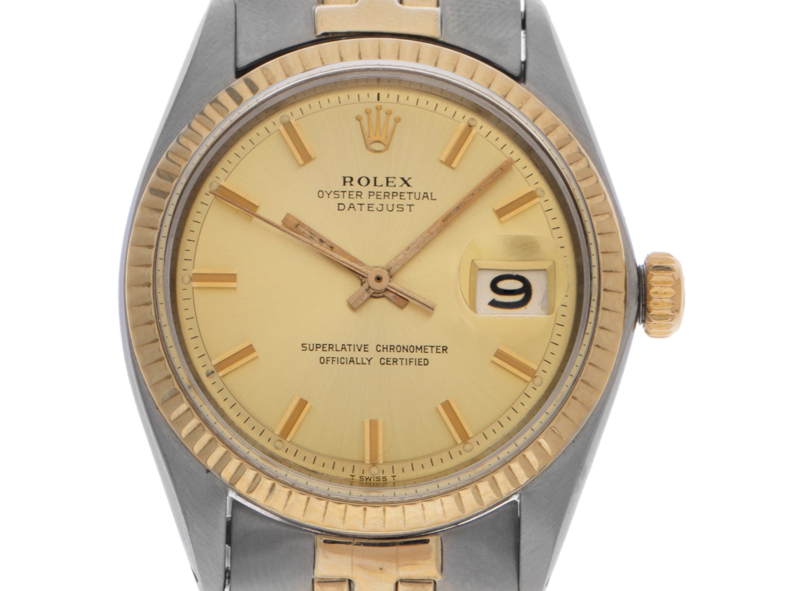 Rolex Datejust Ref.1601 Box&Beschreibung 1964 sehr gut Vintage 