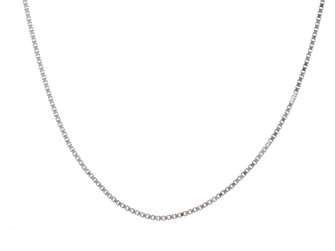 Halskette Venezianerkette 14kt Weißgold 3,2g 400mm
