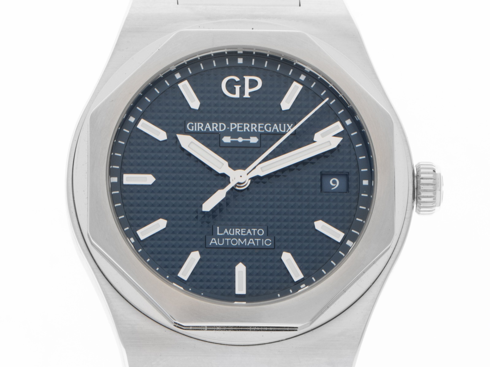 Girard Perregaux Laureato Midnight Blue Ref.81005-11-3460-1CM 2025 Full Set Ungetragen 