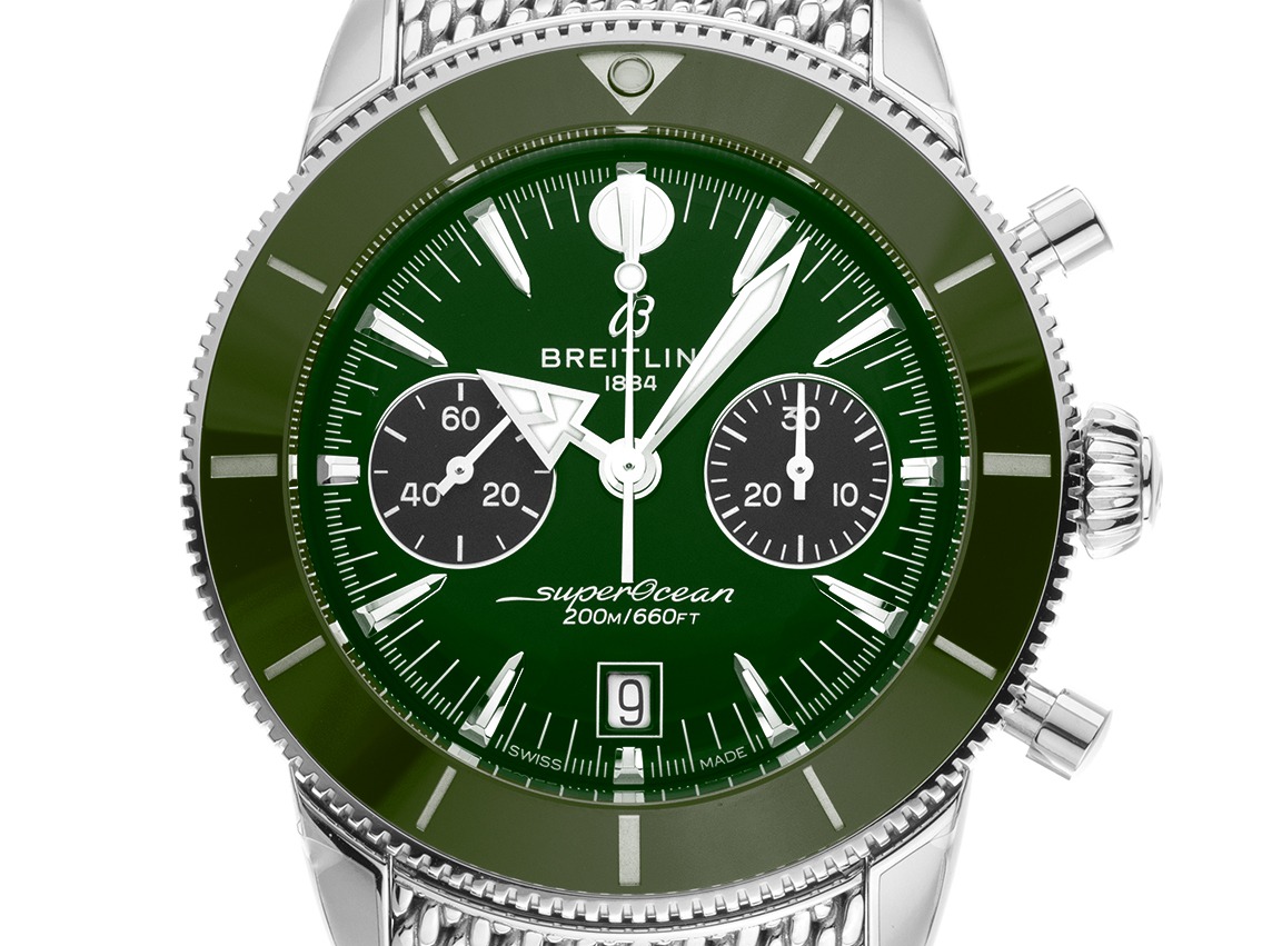 Breitling Superocean Héritage B01 Chronograph 42 Green Dial