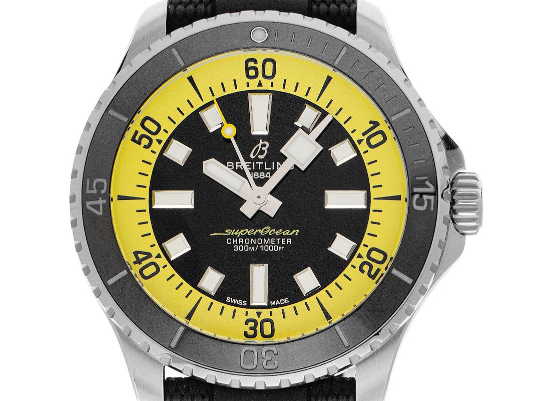 Breitling Superocean Automatic 44 Faltschließe stainless steel