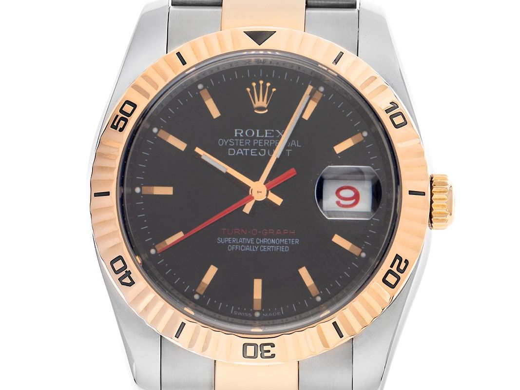 Rolex Datejust Turn-O-Graph Red Date steel/rosegold Bracelet