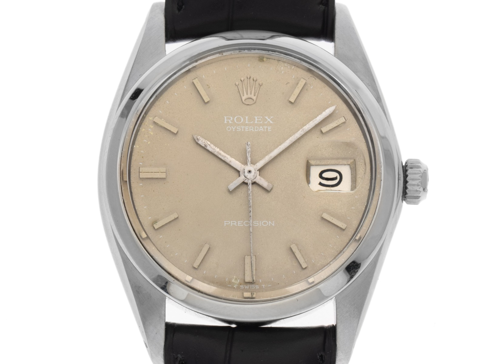 Rolex Oysterdate Precision open 6/9 Ref.6694 1969 Box&Beschreibung sehr gut Vintage