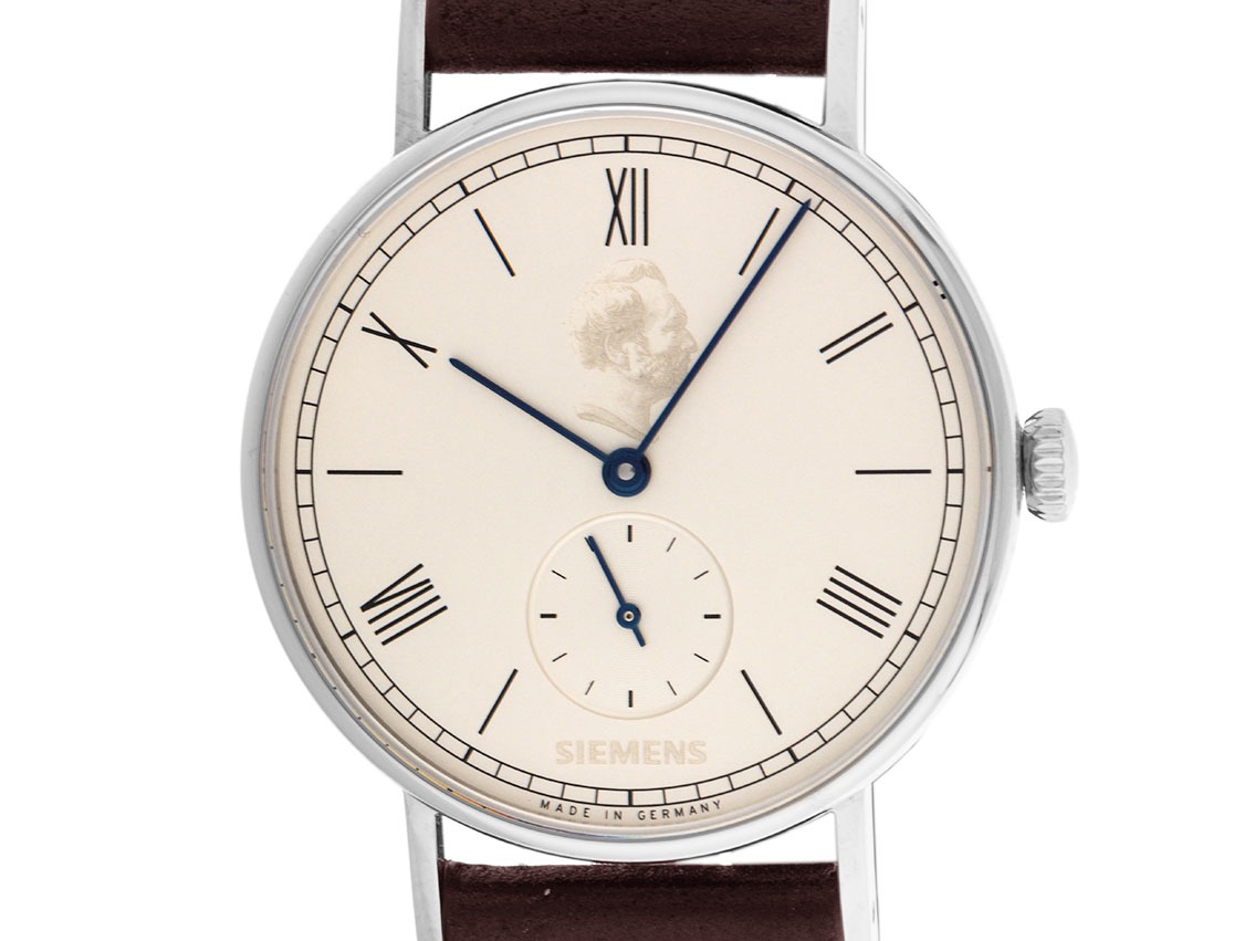 Nomos Glashütte Jubiläumsuhr Ludwig für Siemens Ref.207 2015 Full Set wie Neu