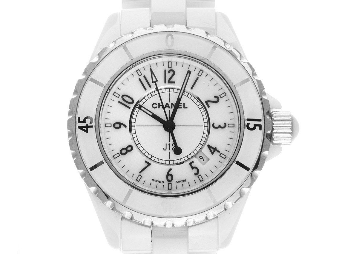 Chanel J12 Keramik White Ref.H0968 2017 Full Set wie Neu Vintage