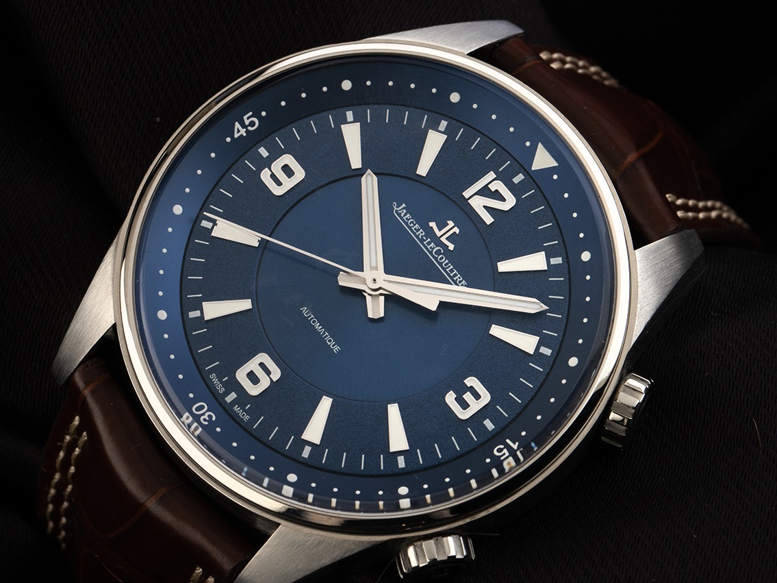 Jaeger-leCoultre Polaris Krokoleder Faltschließe - Edelstahl