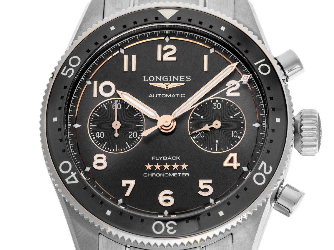 Longines Spirit Flyback Chronograph Ref.L3.821.4.53.6 2025 Full Set Ungetragen