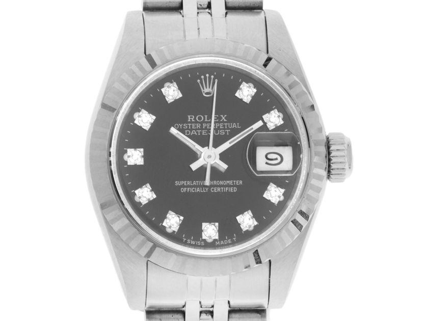 Rolex Lady Datejust Diamanten Ref.69174 1992 LC 100 Box&Beschreibung sehr gut Vintage