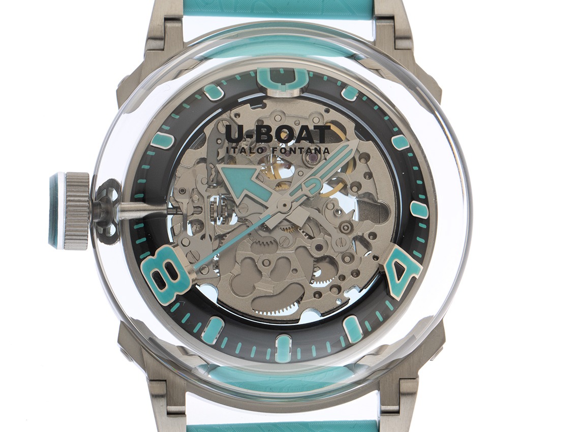 U-Boat U-65 AUTOMATIC 44MM SS TURQUOISE Ref.3345 Full Set Neu 