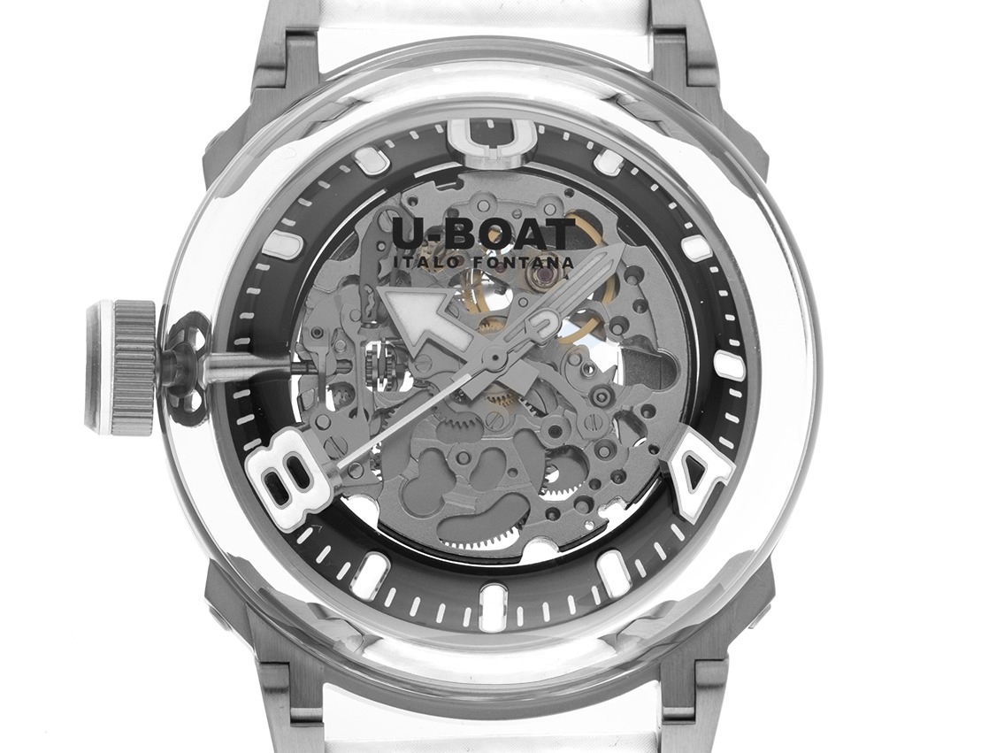 U-Boat U-65 AUTOMATIC 44mm SS WHITE Ref.3346 Full Set Neu 