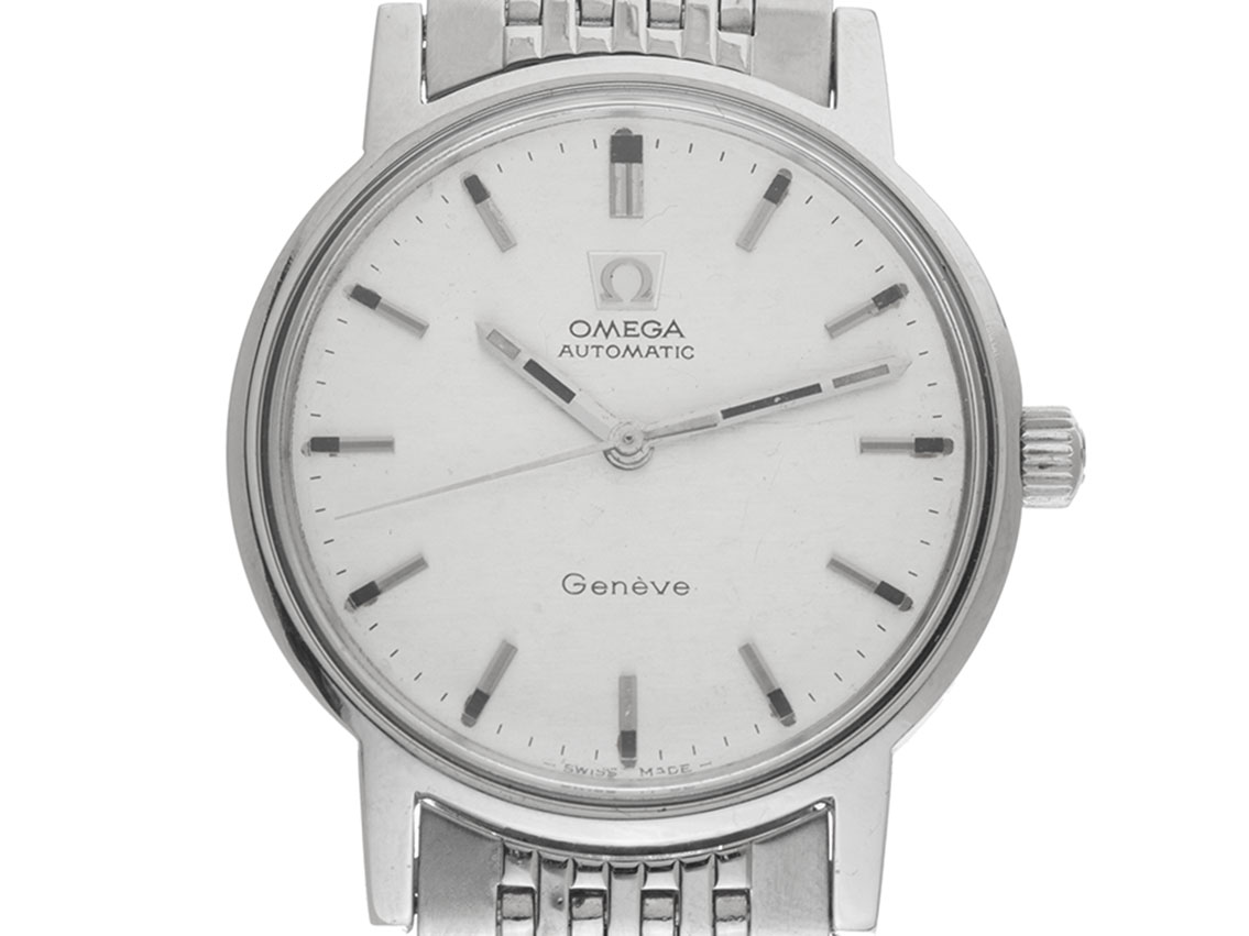 Omega Genevé Mosaik Ref.165.070 1969 original Box riginal unpoliert