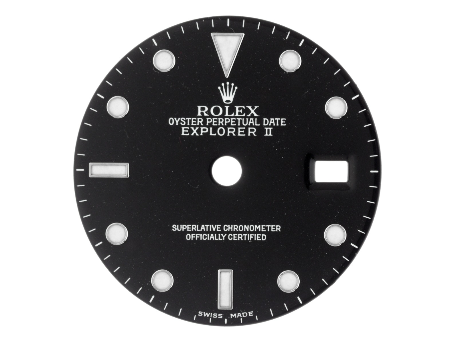 Rolex Zubehör - Zifferblatt Explorer II Schwarz 40mm Ref.16570