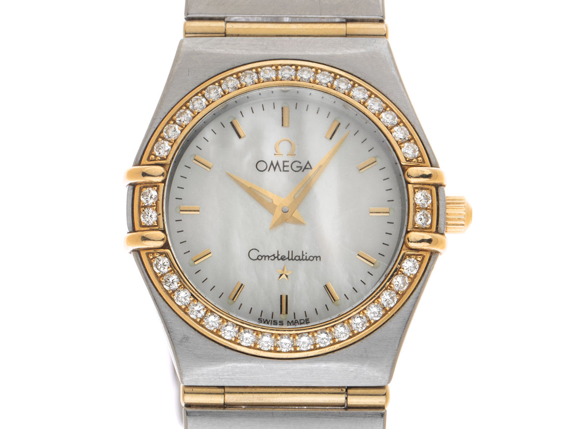 Omega Constellation Lady Ref.12777000 2001 Full Set original unpoliert
