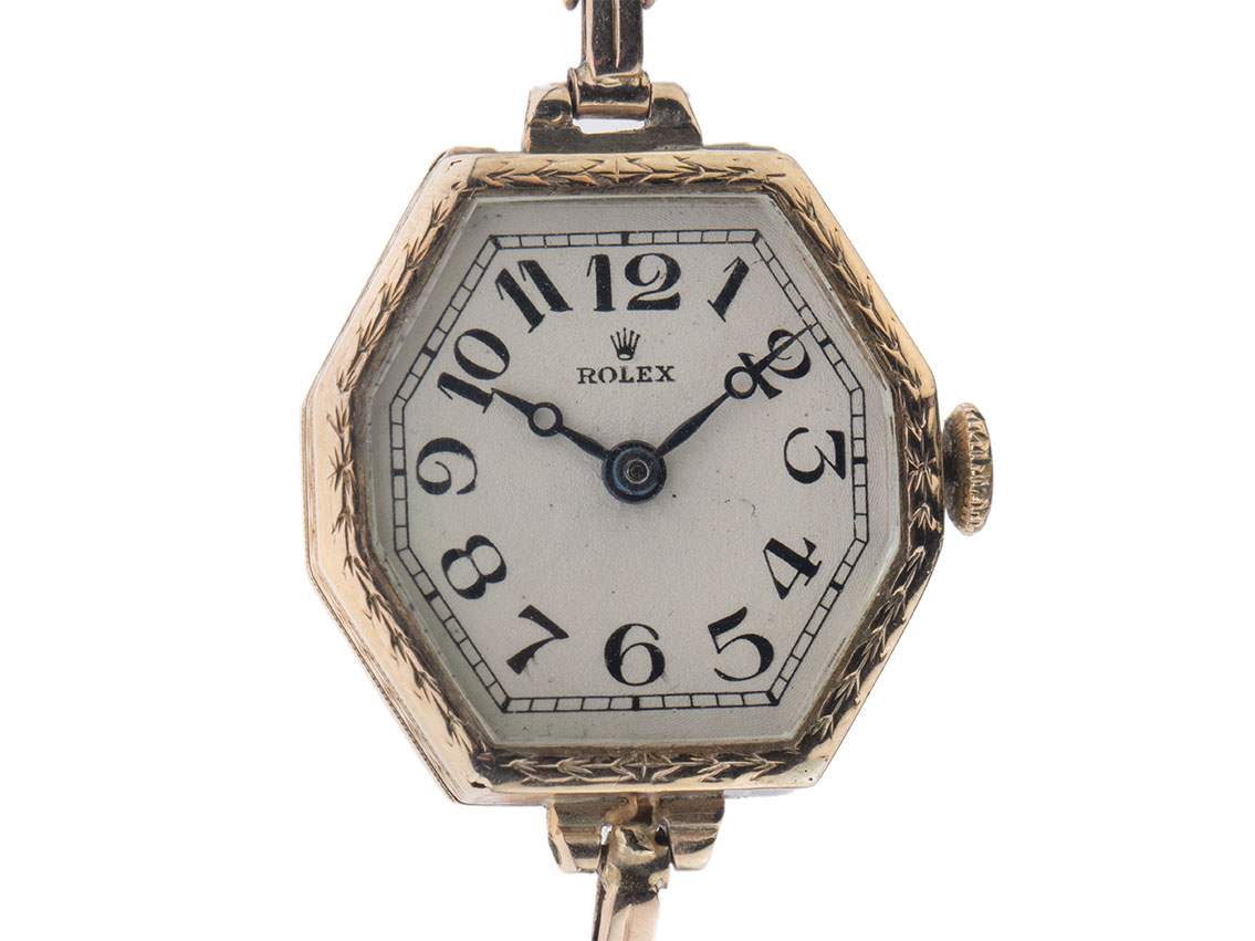 Rolex Art Deco Stretch 1927 original Box sehr gut Vintage