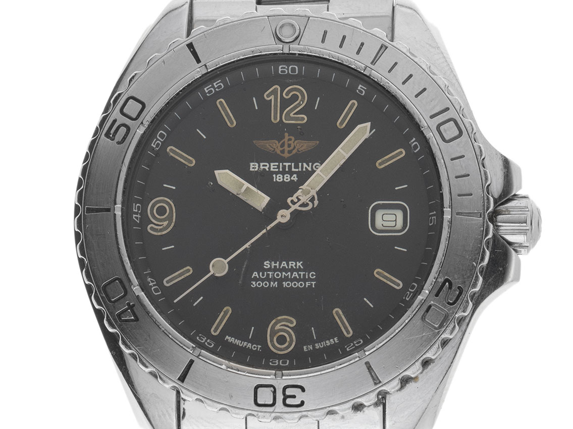 Breitling Shark Ref.A17605-108 1993 Full Set sehr gut Vintage