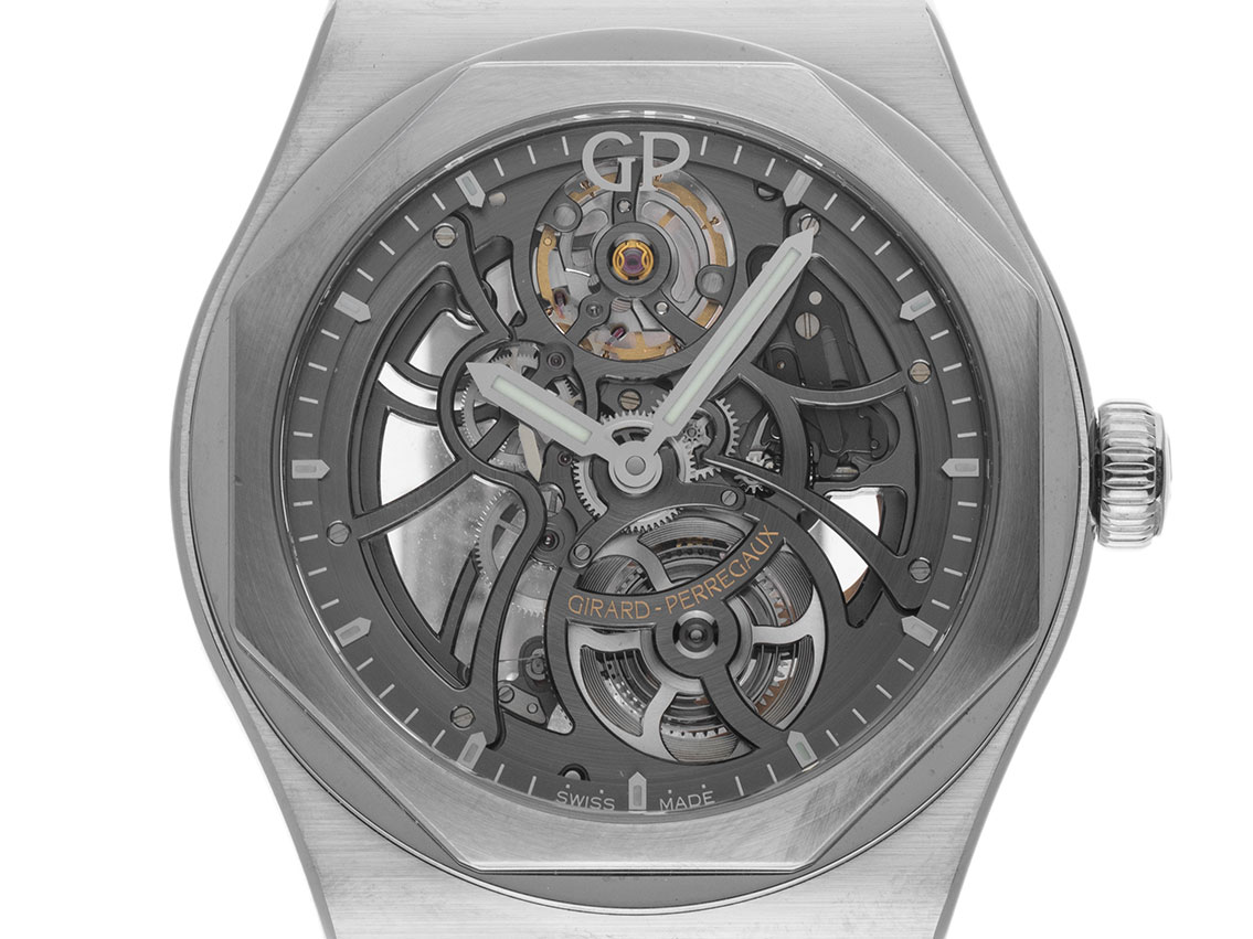Girard Perregaux Laureato Skeleton Ref.81015-11-001-11A 2019 Full Set original unpoliert