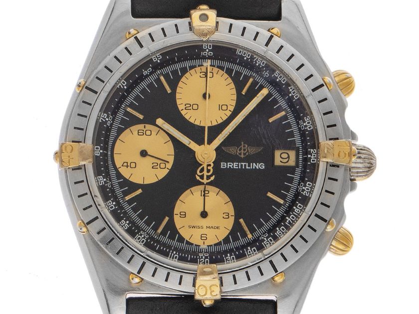 Breitling Chronomat Ref.B13047 1990 original Box sehr gut Vintage
